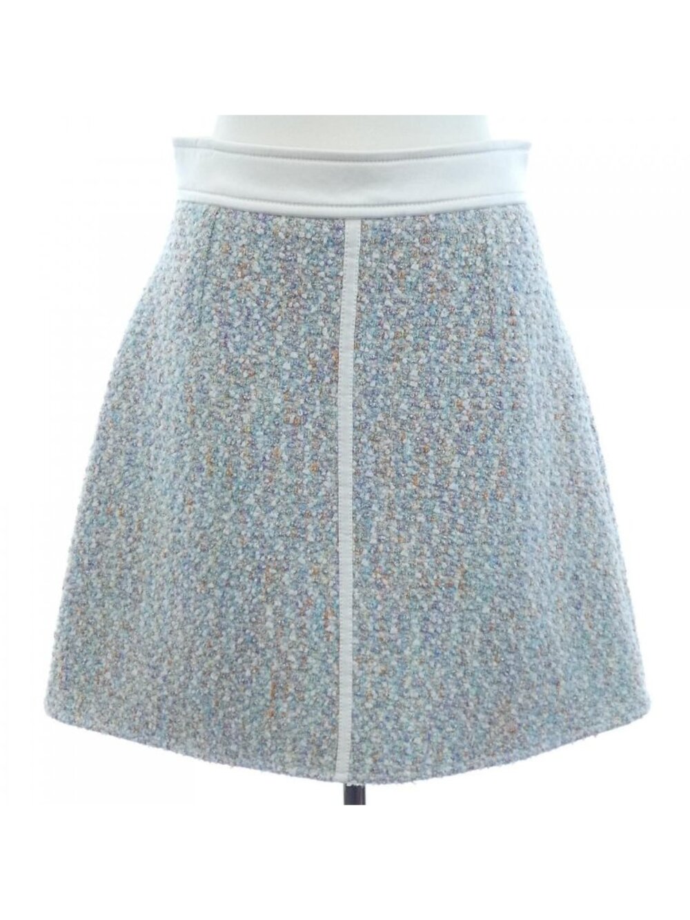 Louis Vuitton Star Rex Tweed A-Line Mini Skirt